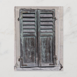 Window shutter vykort