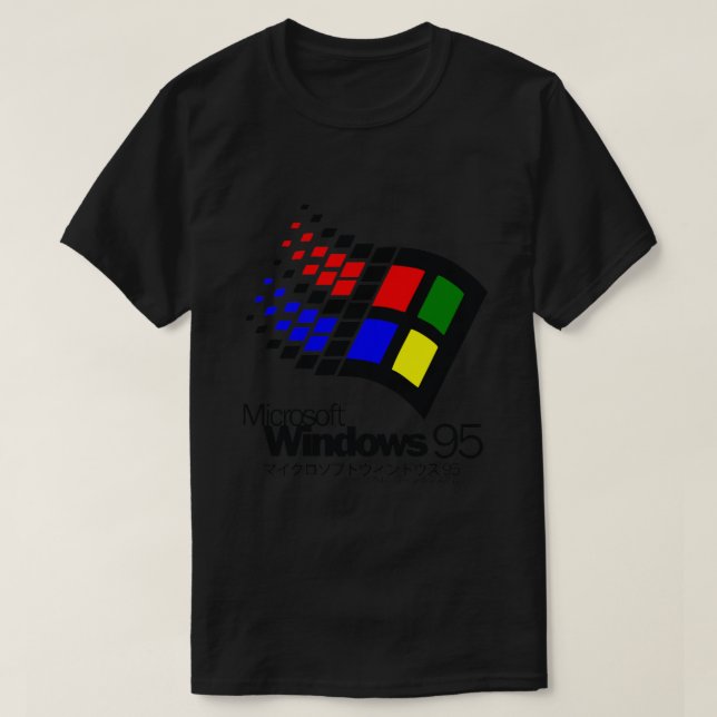 Windows 95 Logotyp Essential T-Shirt (Design framsida)
