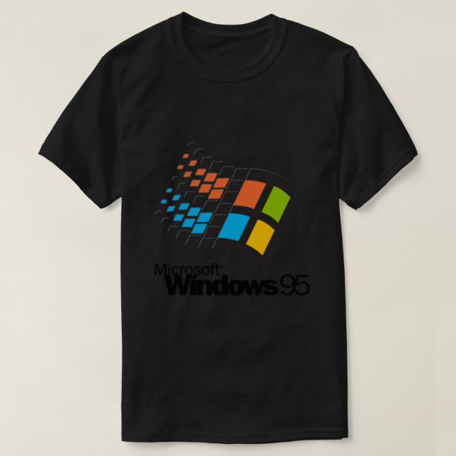 Windows 95 - Small Logotyp Essential T-Shirt (Design framsida)