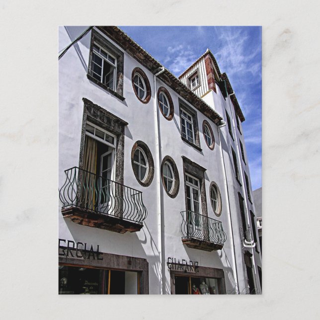 Windows & Balcony : Funchal, Portugal Vykort (Framsida)