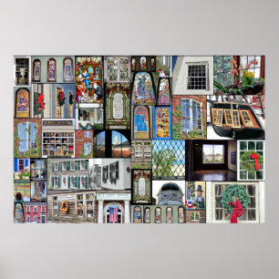 Windows collageaffisch 36 x 24 poster