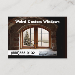 Windows Company Home Builder Visitkort