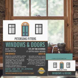 Windows & Doors, Window & Door Fitter Company Reklamblad