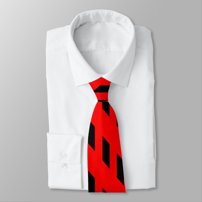 Windows från Hi-Stiga upp Red and Black Tie Slips (Bunden)