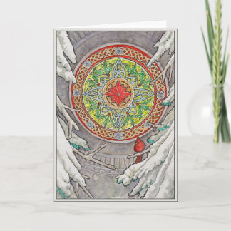 Windows-hälsningskort i december helgkort