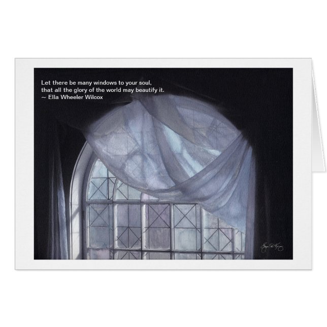 "Windows kort till för din Soul" (Framsidan Horizontal)