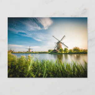 Windows-kvarn i Rotterdam Sjö, Nederländerna Vykort