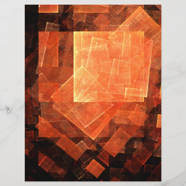 Windows Light Abstrakt Art Letterhead (Framsida)