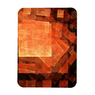 Windows Light Abstrakt Art Premium Magnet