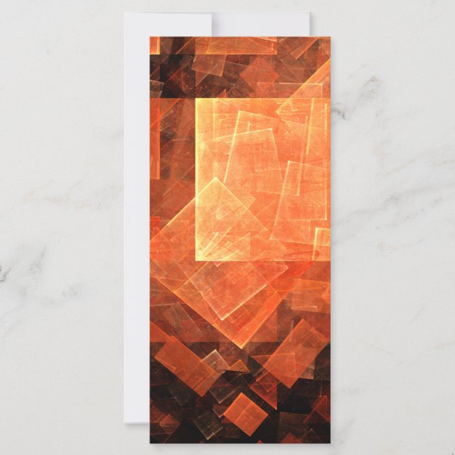 Windows Light Abstrakt Art Rack Card (Framsida)