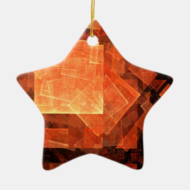 Windows Light Abstrakt Art Star Ornament (Framsidan)