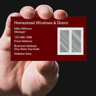 Windows och Dörrar-Affärskort Visitkort