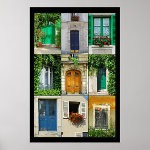 Windows och dörrar av frankriken poster