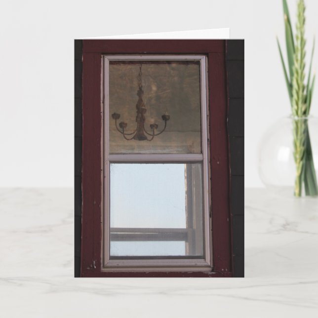 "Windows of Jordan's Soul" Hallowed'en Card Kort (Framsida)