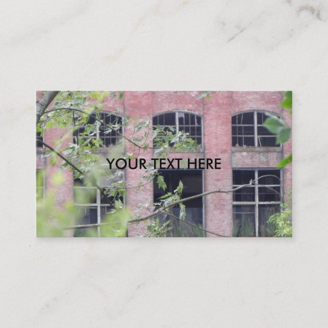 WINDOWS OF OPPORTUNITY BUSINESS CARD-MALL VISITKORT (Framsida)