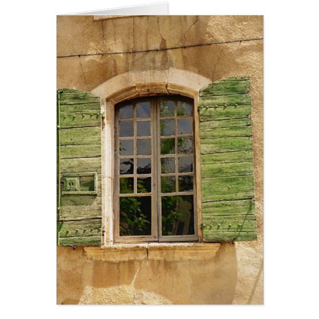 Windows of Provence Hälsningskort (Framsidan)