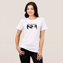 Windows Parodi T‑Shirt – Rolig Grafisk Design för T Shirt