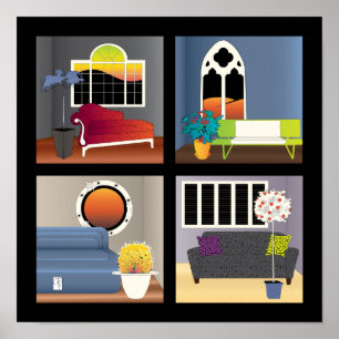 Windows Poster - Svarta Gräns