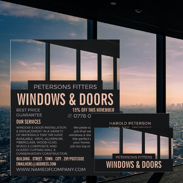 Windows Scene, Window & Door Fitter Company Flygblad (Skapare uppladdad)