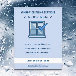 Windows Städning Service Flyer