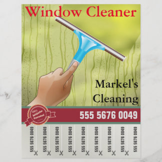 Windows Städning Service Small Business Flyer