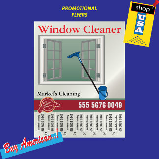 Windows Städning Service Small Business Flyer