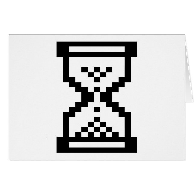 Windows-Timglas Hälsningskort (Framsidan Horizontal)