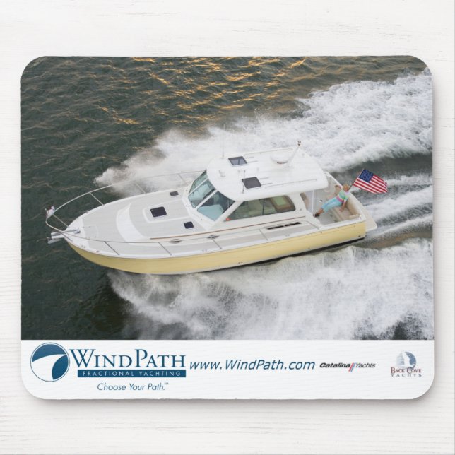 WindPath tillbaka Cove 33 Mousepad Musmatta (Framsidan)