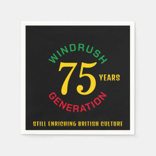 Windrush 75:e-årsdagen pappersservett