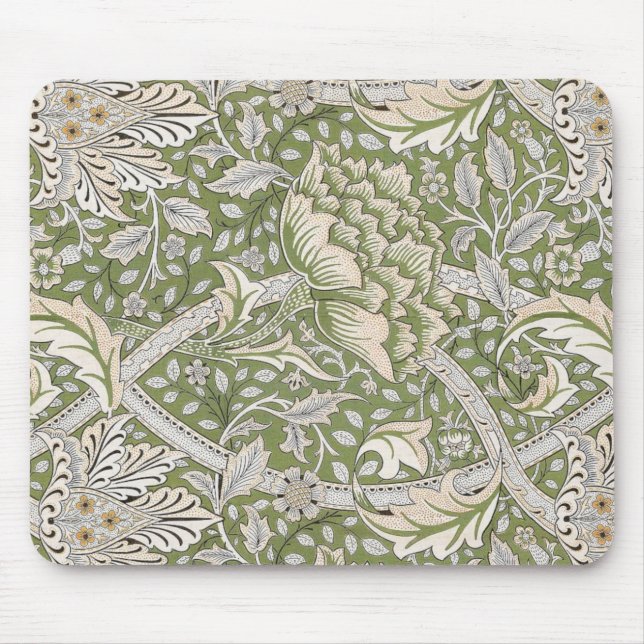 Windrushmönster (av William Morris) Musmatta (Framsidan)
