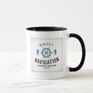 Windsail navigeringaffisch mugg