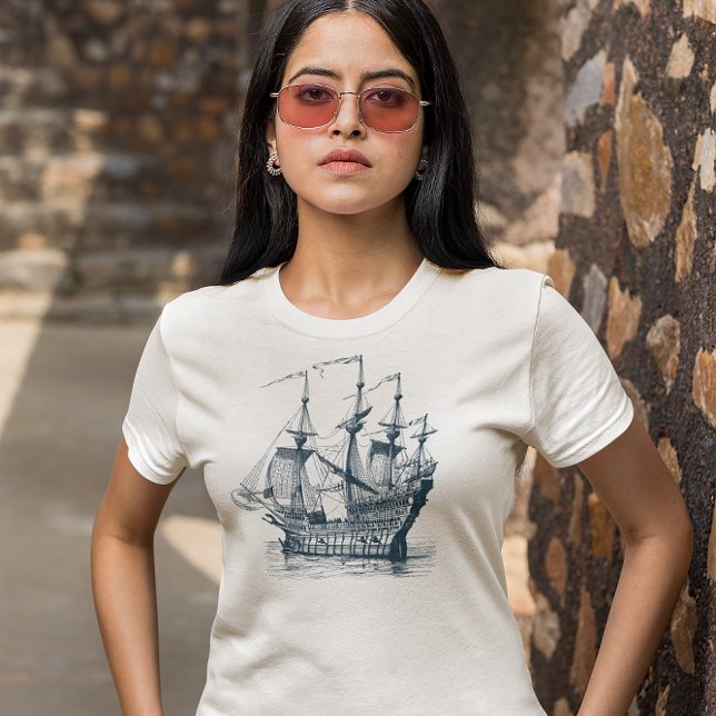 Windsailing vintage nautisk båt t shirt (Skapare uppladdad)