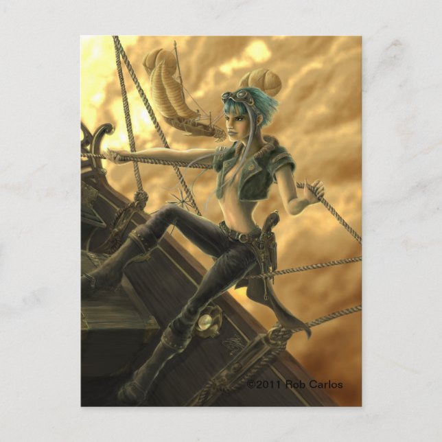 Windsailor Juili Postcard Vykort (Framsida)