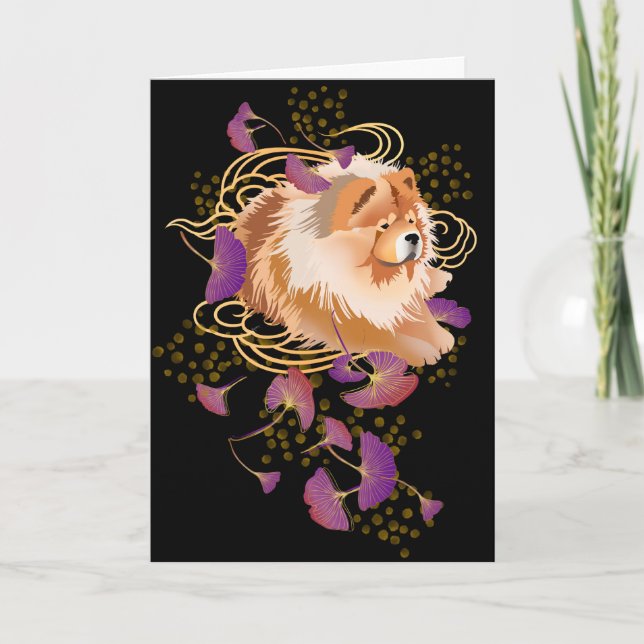 WINDSONG VERSION 2 - Storlek på Chow Art-kort 2 Helgkort (Framsida)