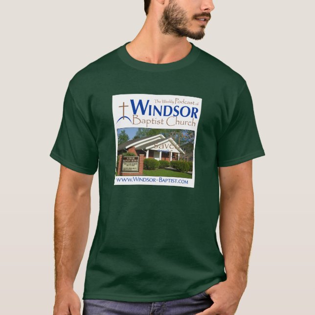 Windsor baptistkyrkaPodcast Tee Shirt (Framsida)