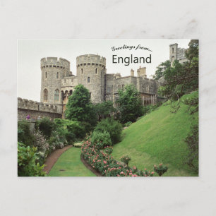 Windsor Castle Berkshire England Postcard Vykort