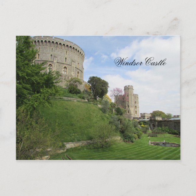 Windsor Castle England Vacation Postcard Travel Vykort (Framsida)