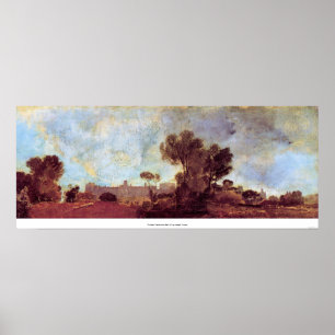 Windsor Castle från Salt backe av Joseph Turner Poster