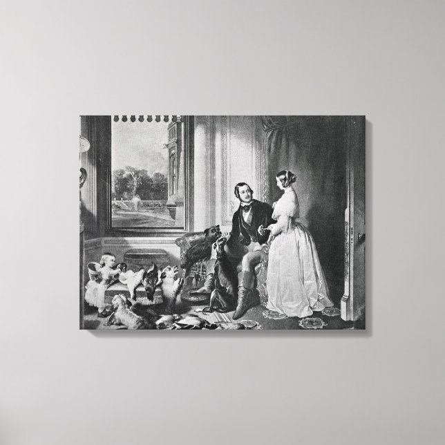 Windsor Castle i modern tid Canvastryck (Framsida)