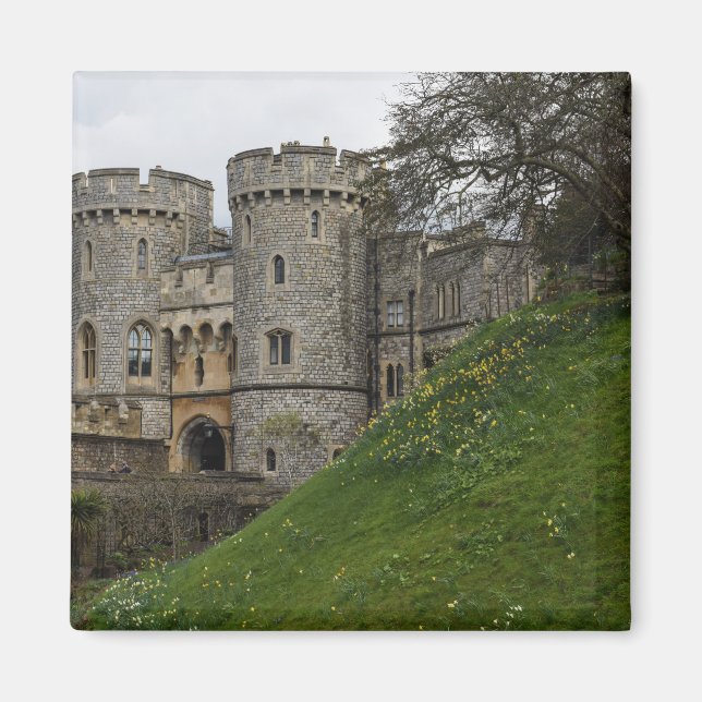 Windsor Castle i Windsor England Magnet (Framsidan)