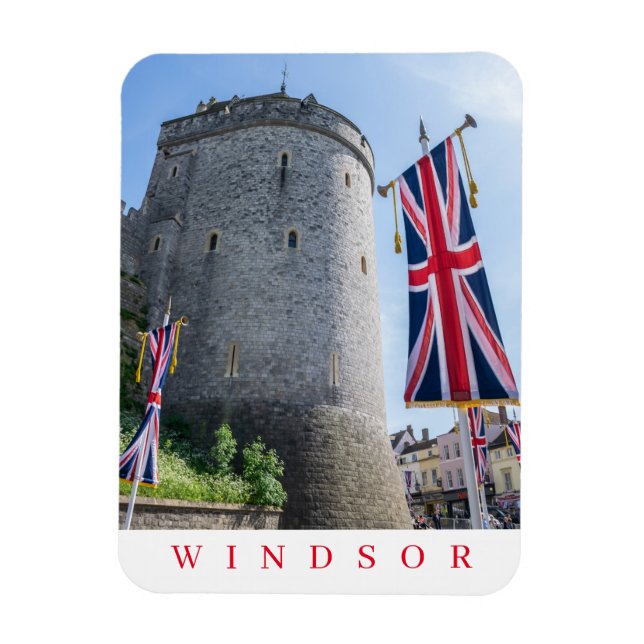Windsor Castle torn-kylmagnet Magnet (Vertikal)