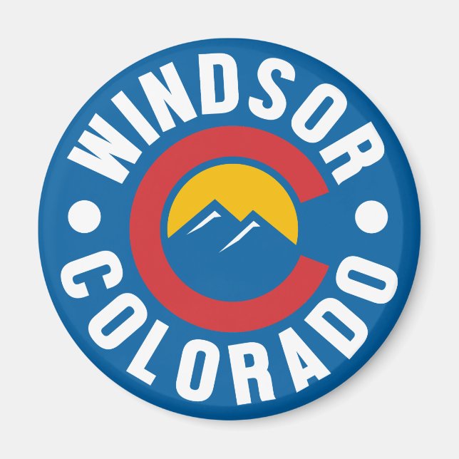 Windsor,Colorado Magnet (Framsidan)
