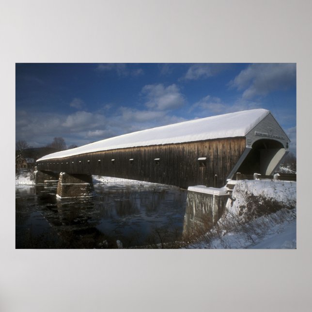 Windsor Cornish Covered Bridge Poster (Framsidan)