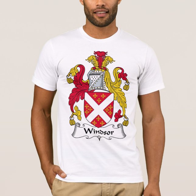 Windsor familjvapensköld tee shirt (Framsida)
