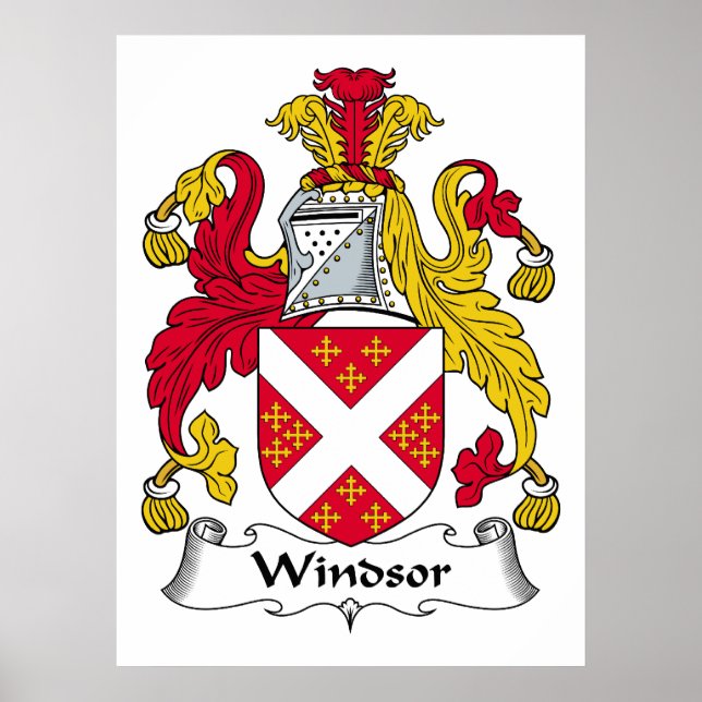 Windsor Family Crest Poster (Framsidan)
