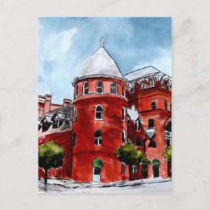 Windsor Hotel Americus Georgia-konst Vykort