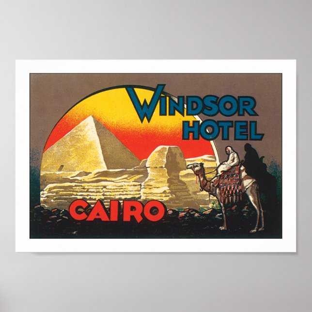 Windsor Hotel Cairo Poster (Framsidan)