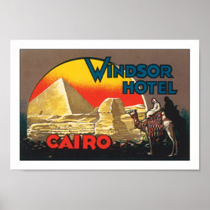 Windsor hotell Cairo Poster
