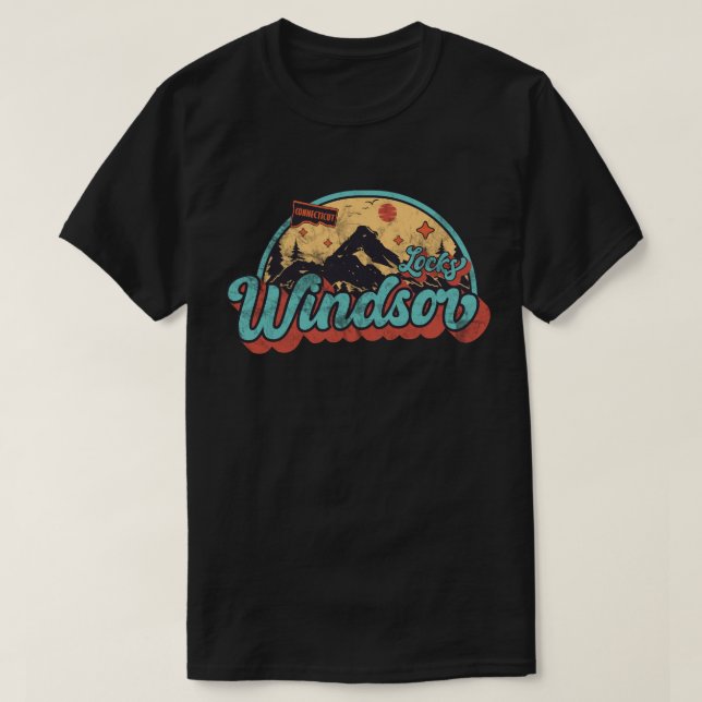 Windsor Locks, Connecticut T Shirt (Design framsida)