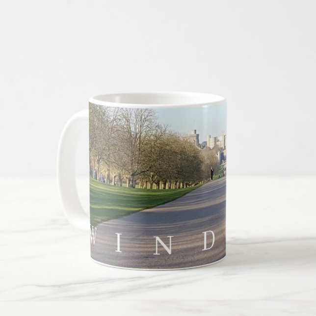 Windsor Long Walk view mugg (Framsida vänster)